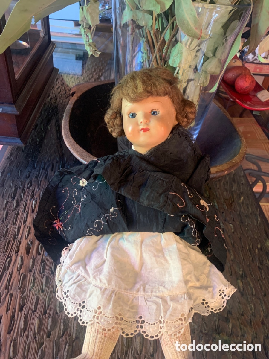 Mu&ntilde;eca espa&ntilde;ola clasica: Antigua mu&ntilde;eca de origen, sin marca. - Foto 6