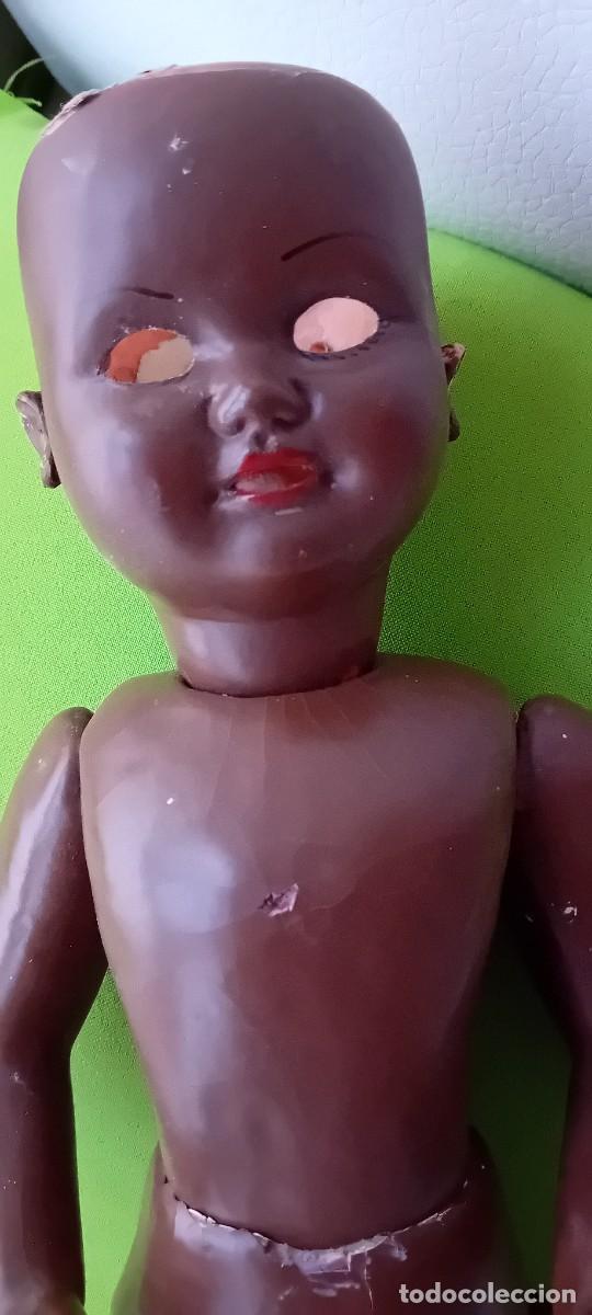 Mu&ntilde;eca espa&ntilde;ola clasica: MU&Ntilde;ECA NEGRA , CORISA, 44 CMS, REPUESTO - Foto 1