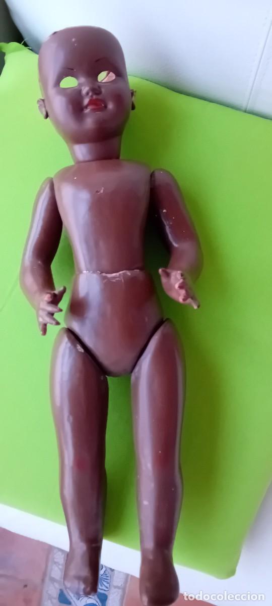 Mu&ntilde;eca espa&ntilde;ola clasica: MU&Ntilde;ECA NEGRA , CORISA, 44 CMS, REPUESTO - Foto 2