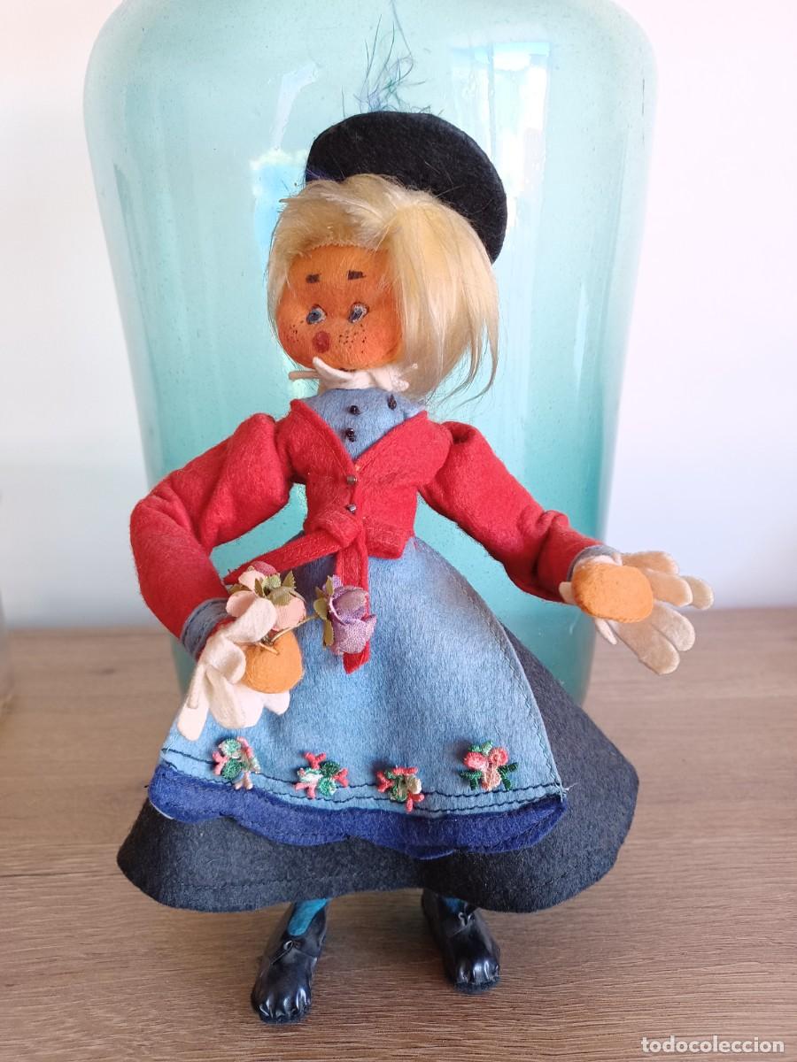 Mu&ntilde;eca espa&ntilde;ola clasica: Mu&ntilde;eca de fieltro Rold&aacute;n. - Foto 1