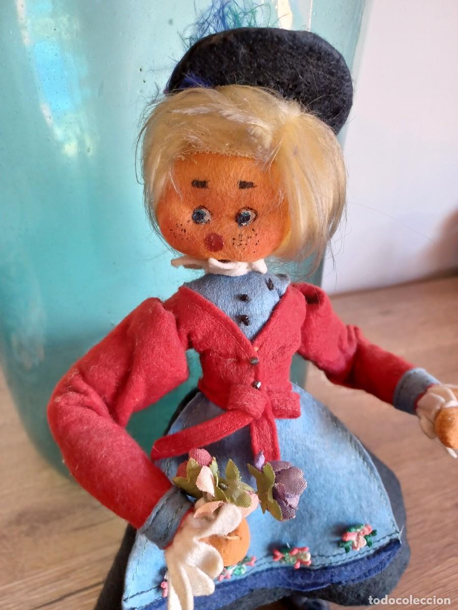 Mu&ntilde;eca espa&ntilde;ola clasica: Mu&ntilde;eca de fieltro Rold&aacute;n. - Foto 3
