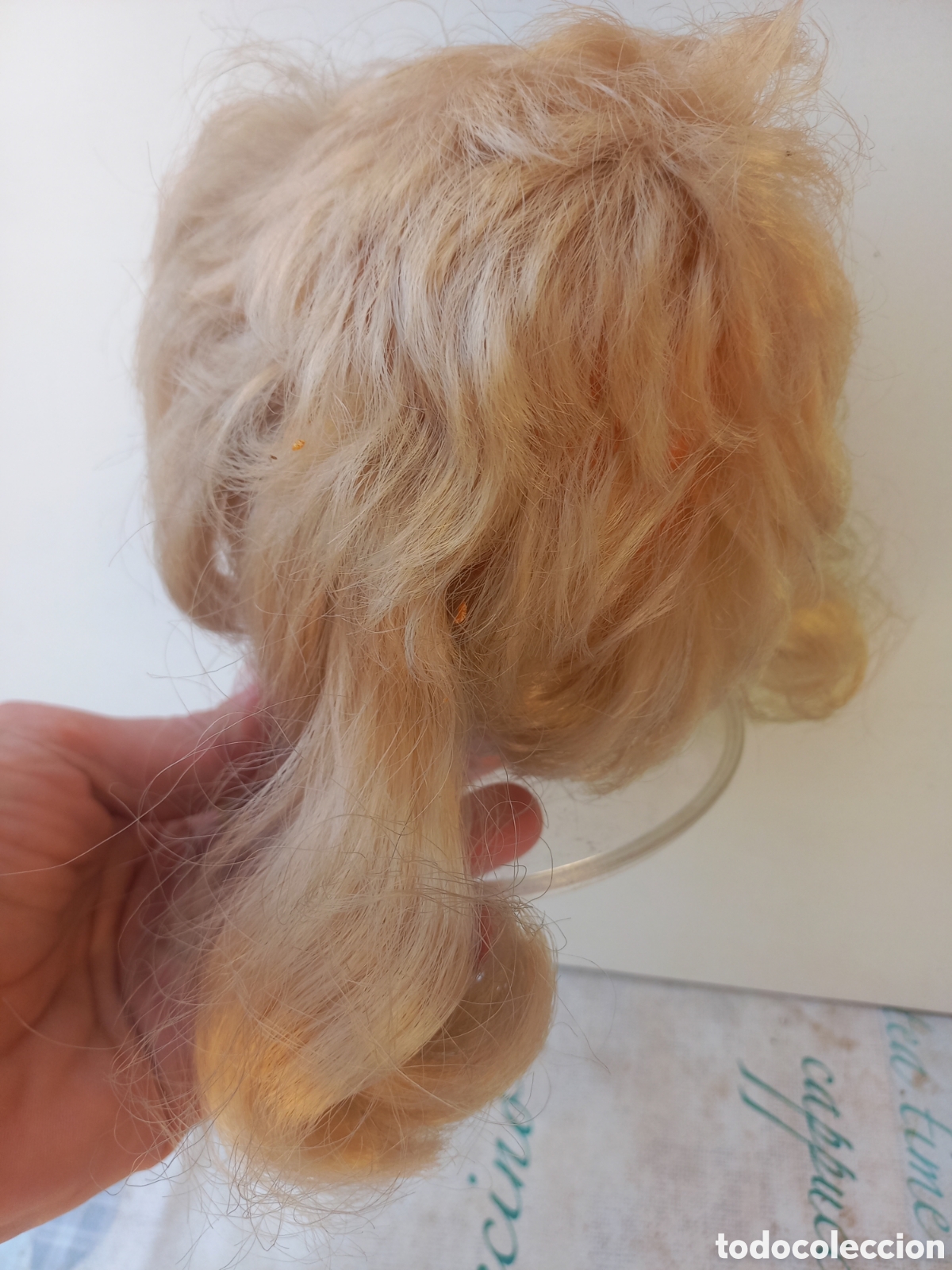 Mu&ntilde;eca espa&ntilde;ola clasica: Cabeza de mu&ntilde;eca expositor a&ntilde;os 70 - Foto 4