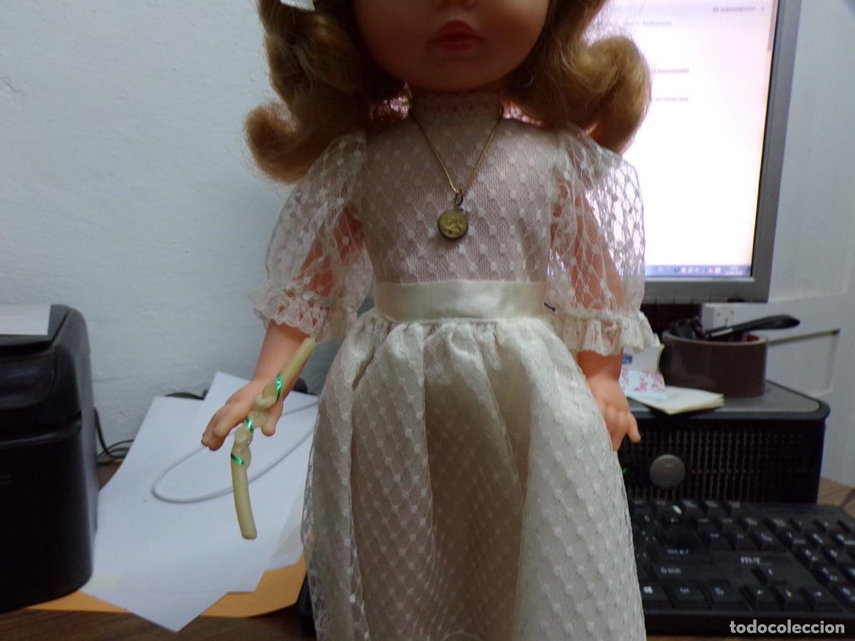 Mu&ntilde;eca espa&ntilde;ola clasica: ESTAMOS LIQUIDANDO. antigua mu&ntilde;eca primera comuni&oacute;n - Foto 3