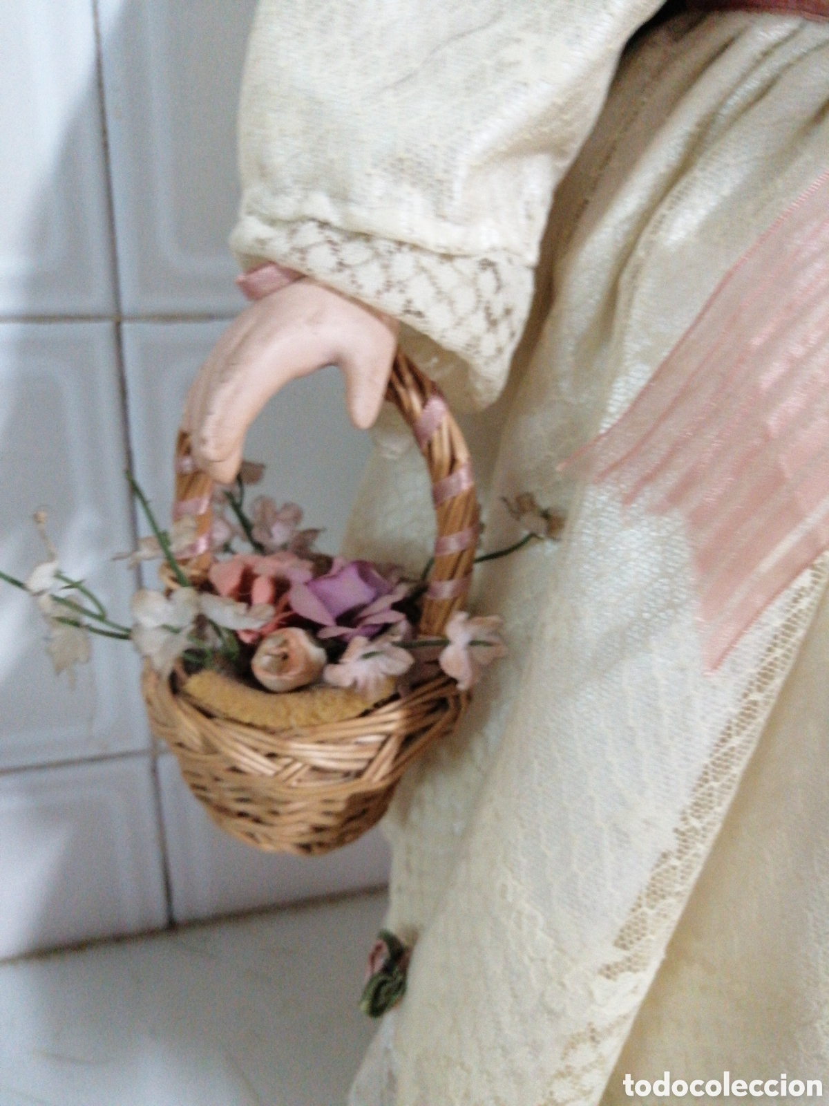 Mu&ntilde;eca espa&ntilde;ola clasica: Mu&ntilde;eca de porcelana - Foto 4