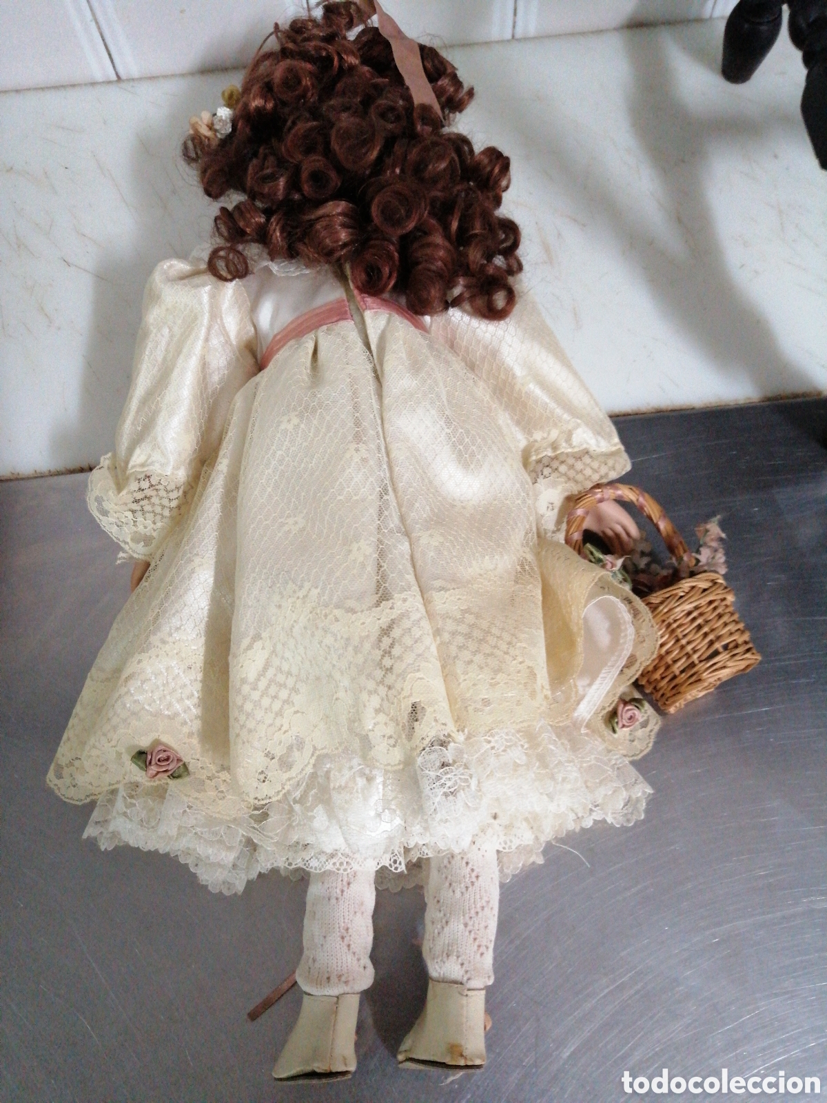 Mu&ntilde;eca espa&ntilde;ola clasica: Mu&ntilde;eca de porcelana - Foto 5