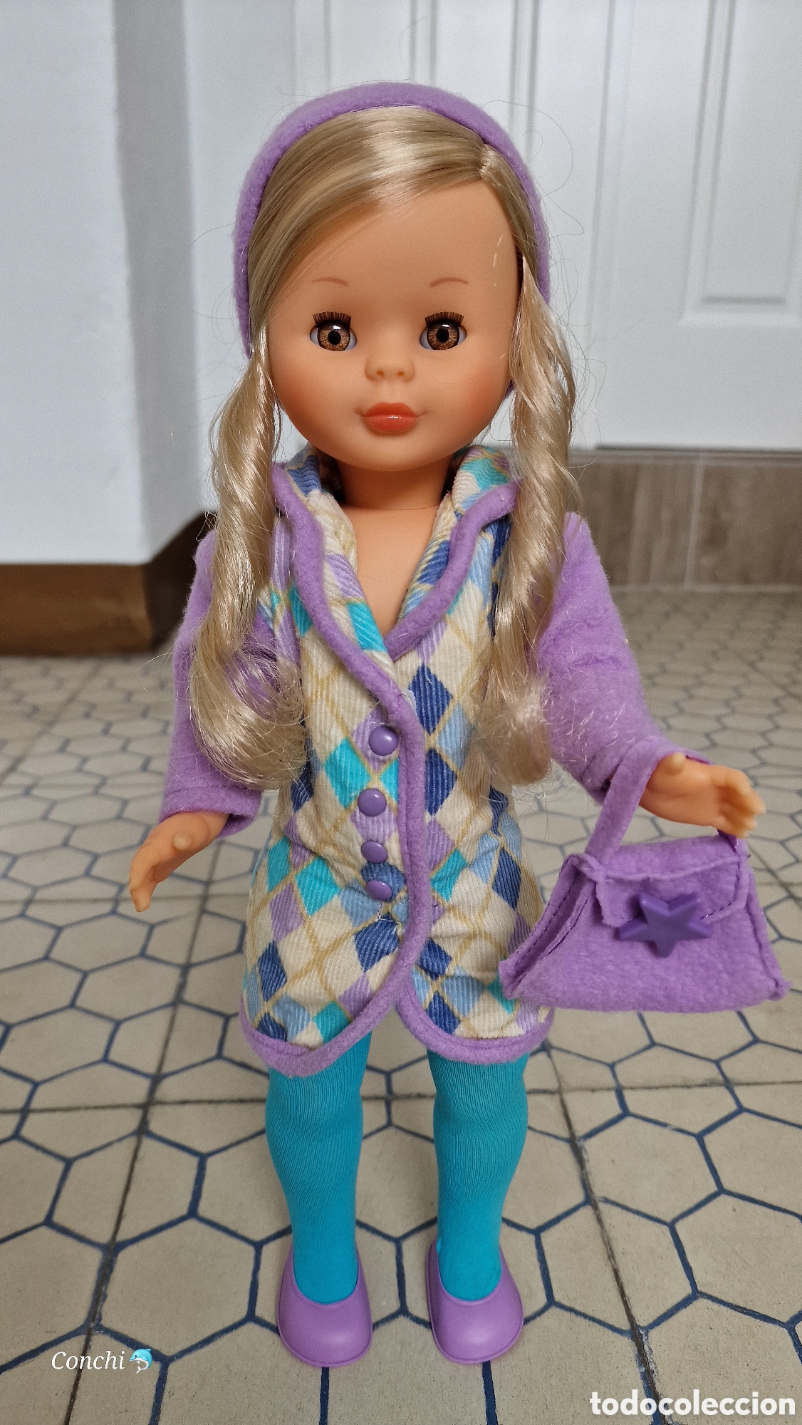 Mu&ntilde;eca espa&ntilde;ola clasica: Conjunto Nancy ochentera - Foto 3