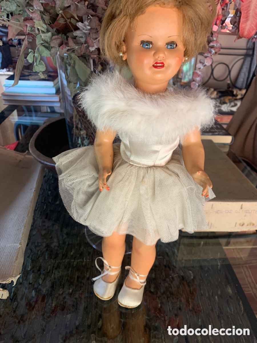 Mu&ntilde;eca espa&ntilde;ola clasica: Antigua mu&ntilde;eca toda de origen 38 cms - Foto 4