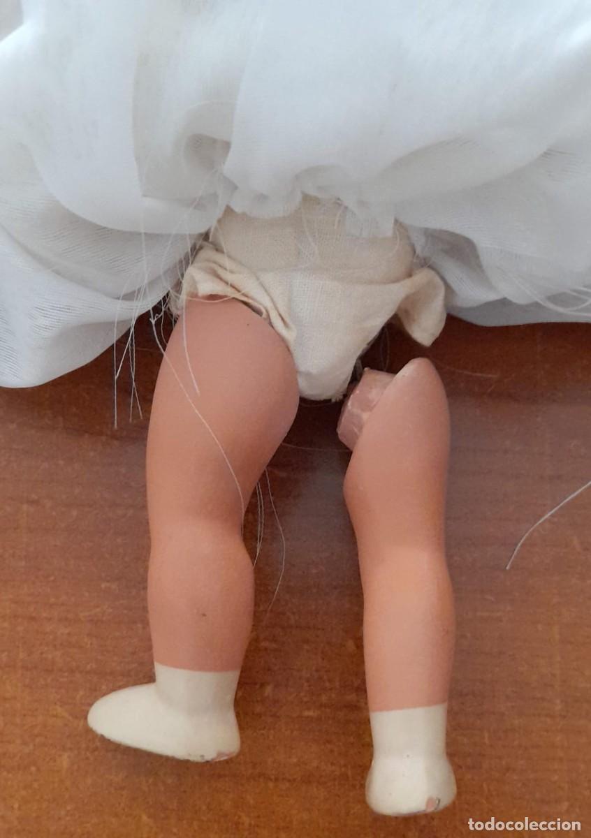 Mu&ntilde;eca espa&ntilde;ola clasica: ANTIGUA MU&Ntilde;ECA DE PRIMERA COMUNI&Oacute;N DE BARRO - Foto 4