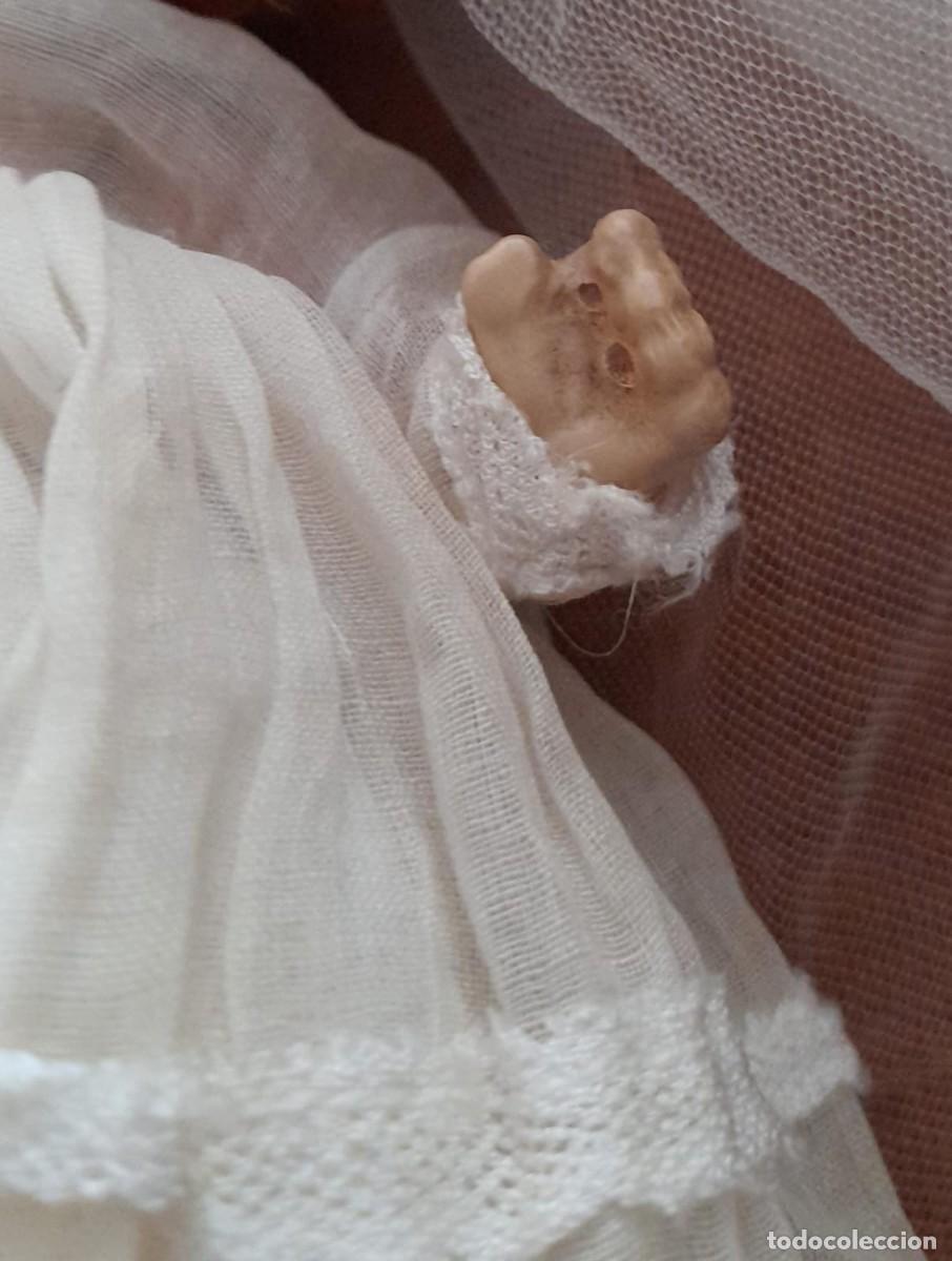 Mu&ntilde;eca espa&ntilde;ola clasica: ANTIGUA MU&Ntilde;ECA DE PRIMERA COMUNI&Oacute;N DE BARRO - Foto 7