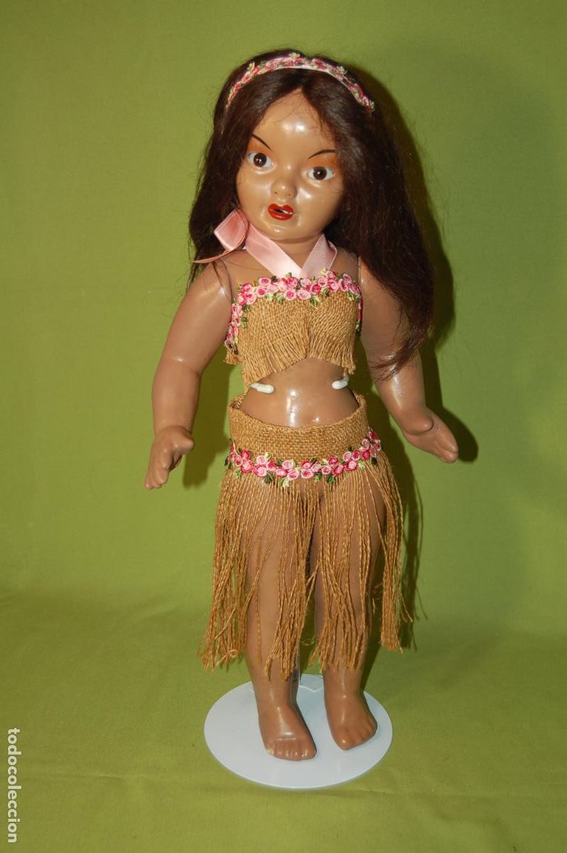 Mu&ntilde;eca espa&ntilde;ola clasica: hawaina tanay antigua de composici&oacute;n - Foto 8