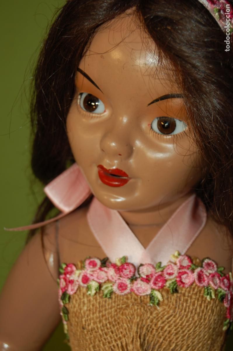 Mu&ntilde;eca espa&ntilde;ola clasica: hawaina tanay antigua de composici&oacute;n - Foto 10