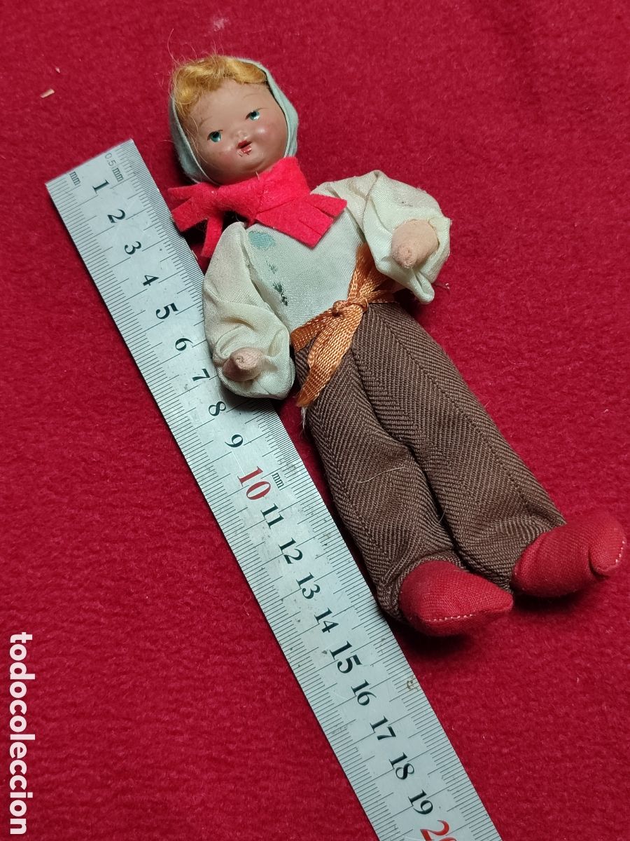 Mu&ntilde;eca espa&ntilde;ola clasica: Mu&ntilde;eca de alambre y cara de barro - Foto 2