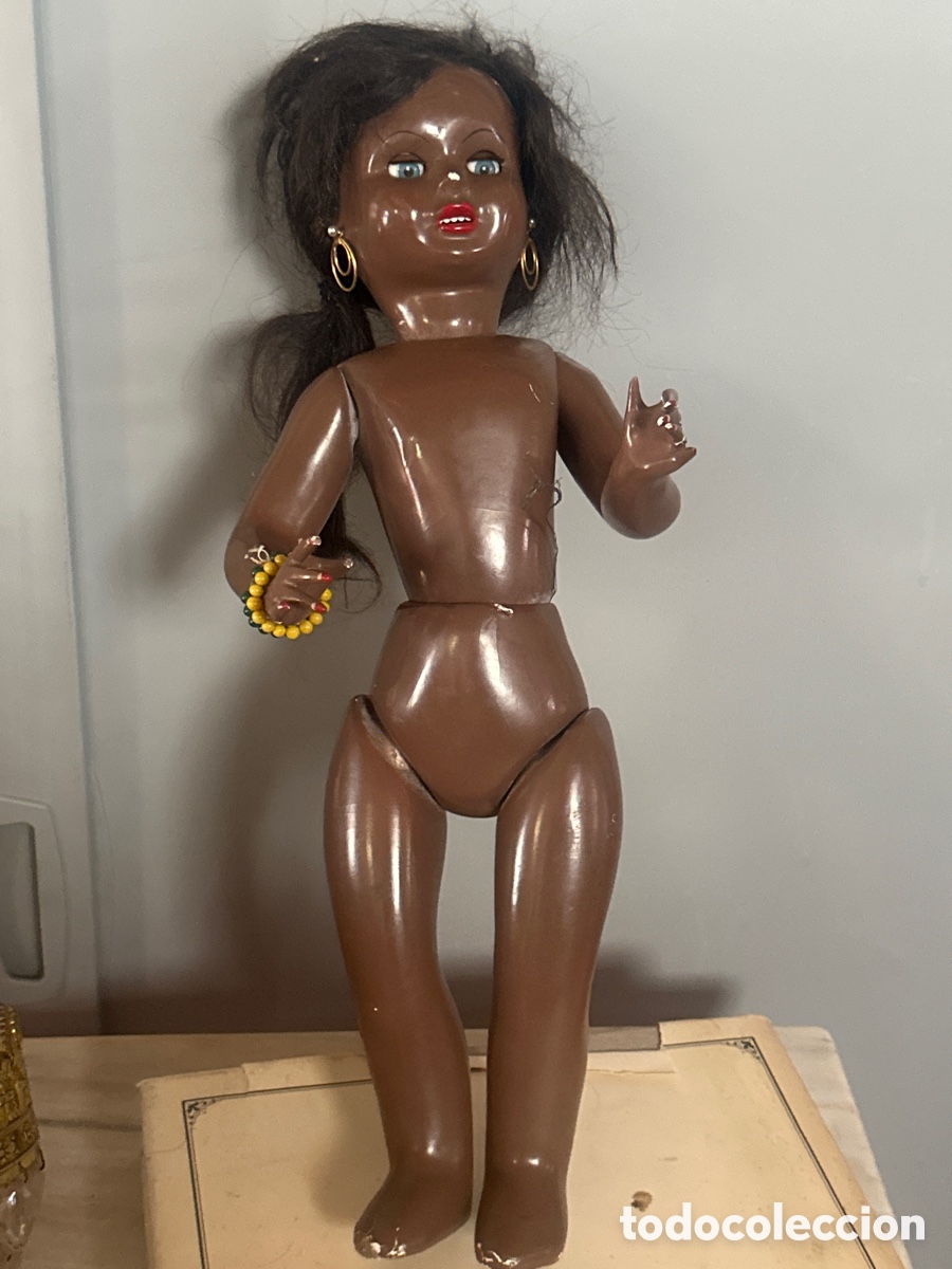 Mu&ntilde;eca espa&ntilde;ola clasica: Chelito mulata antigua mu&ntilde;eca - Foto 1