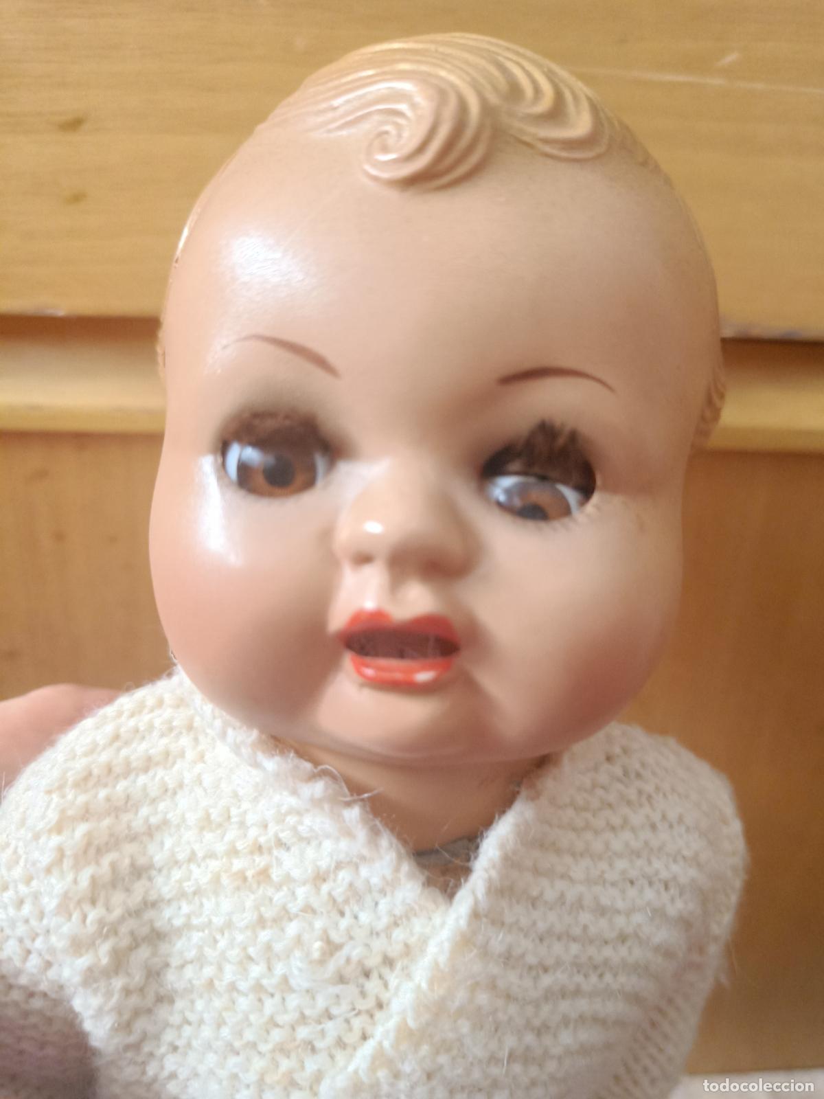 Mu&ntilde;eca espa&ntilde;ola clasica: MU&Ntilde;ECO PEPIN CABEZA CELULOIDE CON CAJA MIDE APROX. 32 CMS - Foto 4