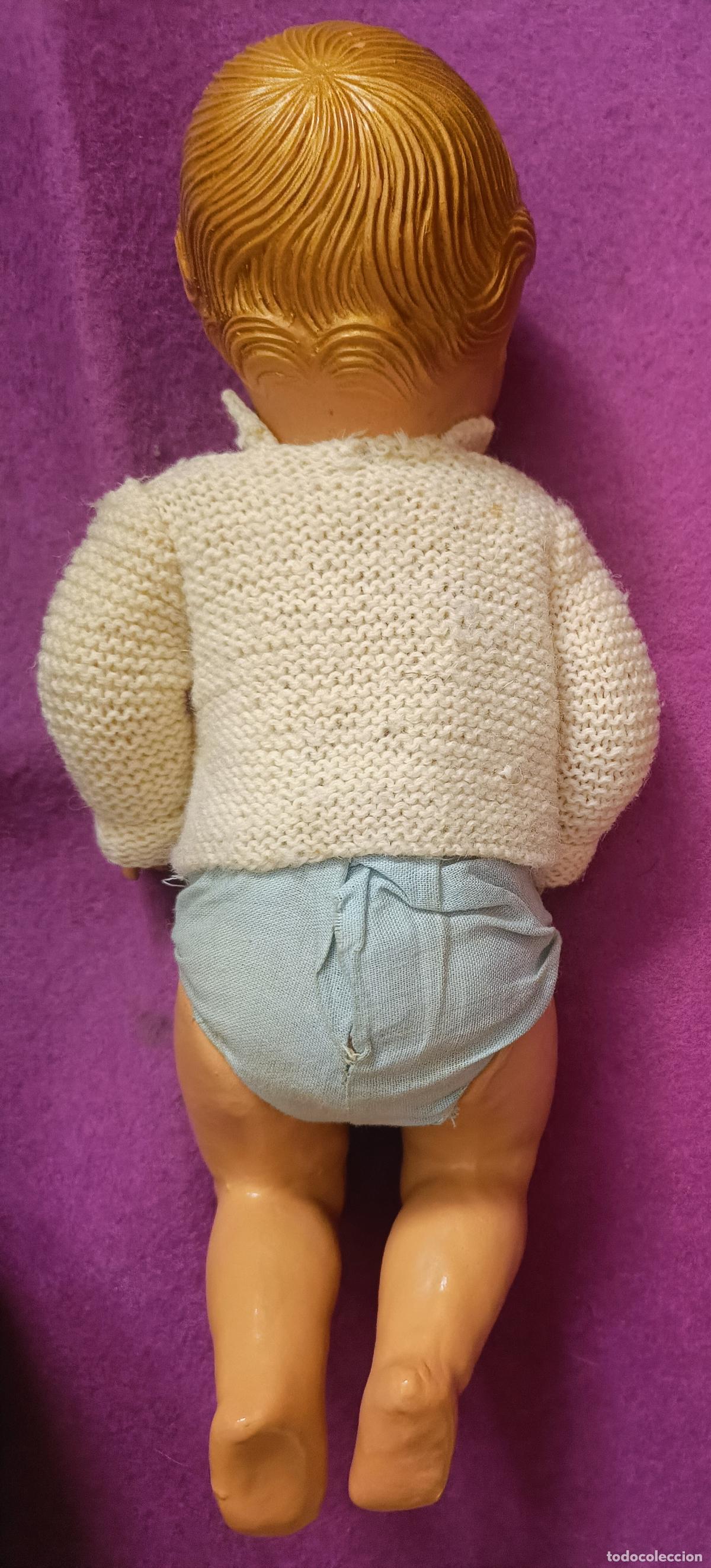 Mu&ntilde;eca espa&ntilde;ola clasica: MU&Ntilde;ECO PEPIN CABEZA CELULOIDE CON CAJA MIDE APROX. 32 CMS - Foto 5