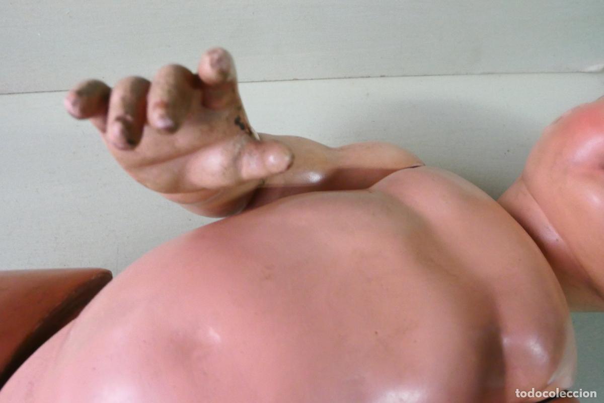 Mu&ntilde;eca espa&ntilde;ola clasica: Antiguo Mu&ntilde;eco beb&eacute;, bebote de composicion. - Foto 7