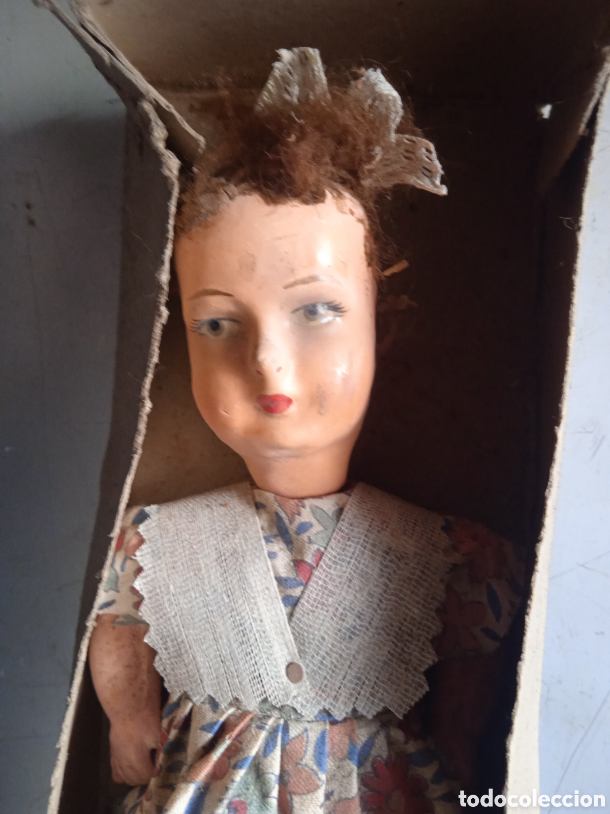 Mu&ntilde;eca espa&ntilde;ola clasica: Mu&ntilde;eca de cart&oacute;n piedra - Foto 2
