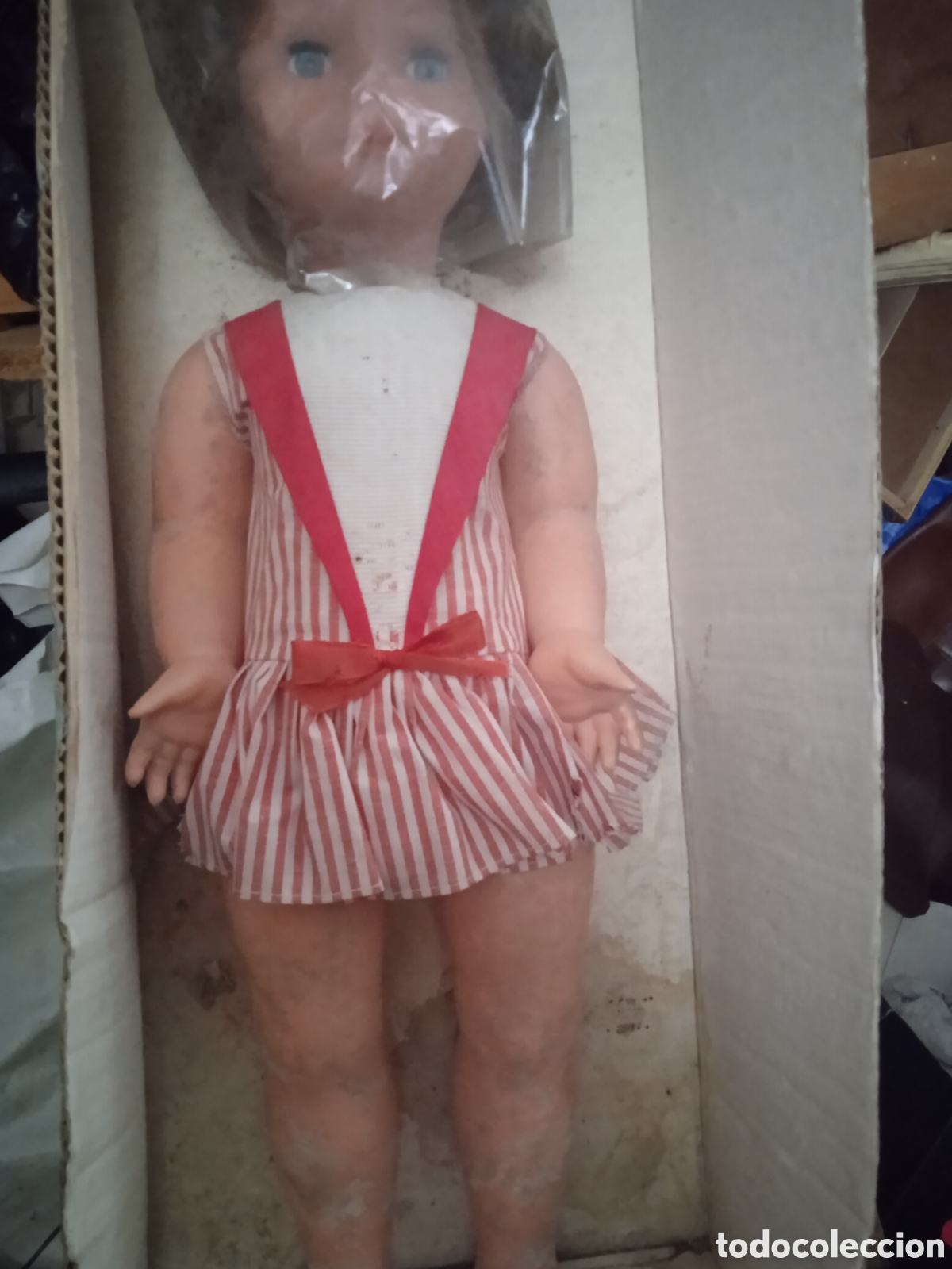 Mu&ntilde;eca espa&ntilde;ola clasica: Mu&ntilde;eca en su caja antigua - Foto 2