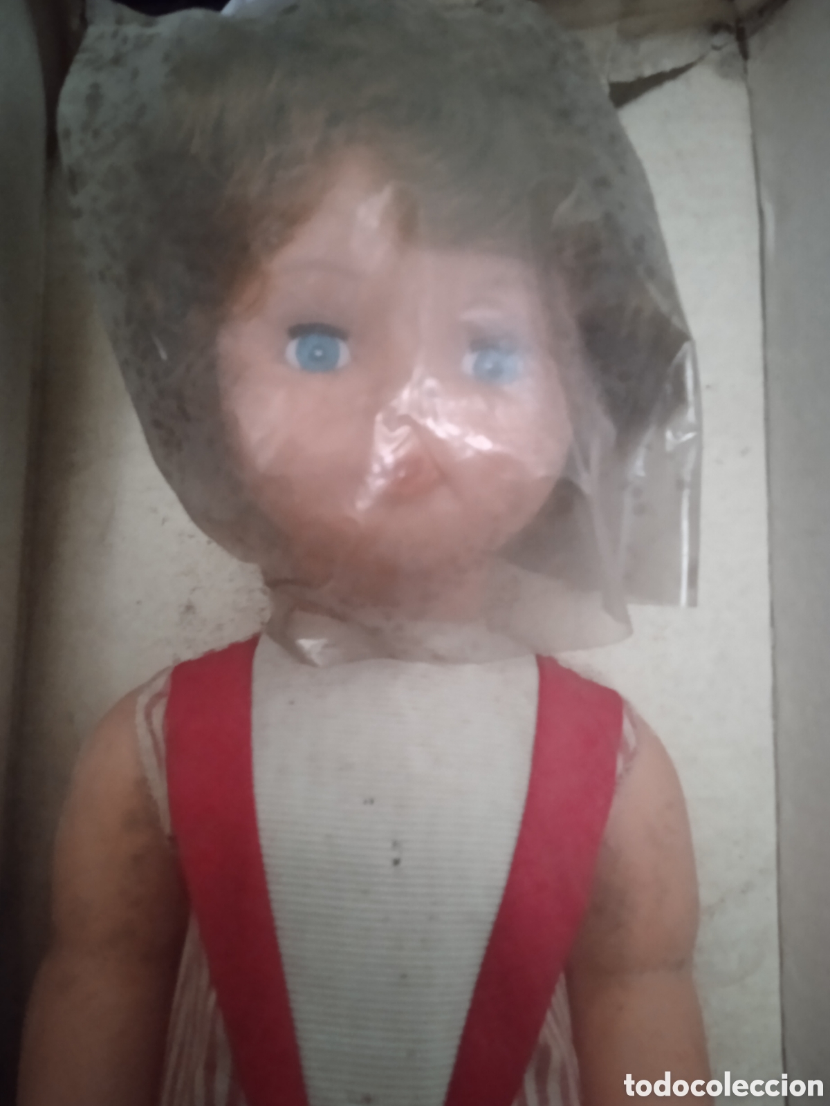 Mu&ntilde;eca espa&ntilde;ola clasica: Mu&ntilde;eca en su caja antigua - Foto 3