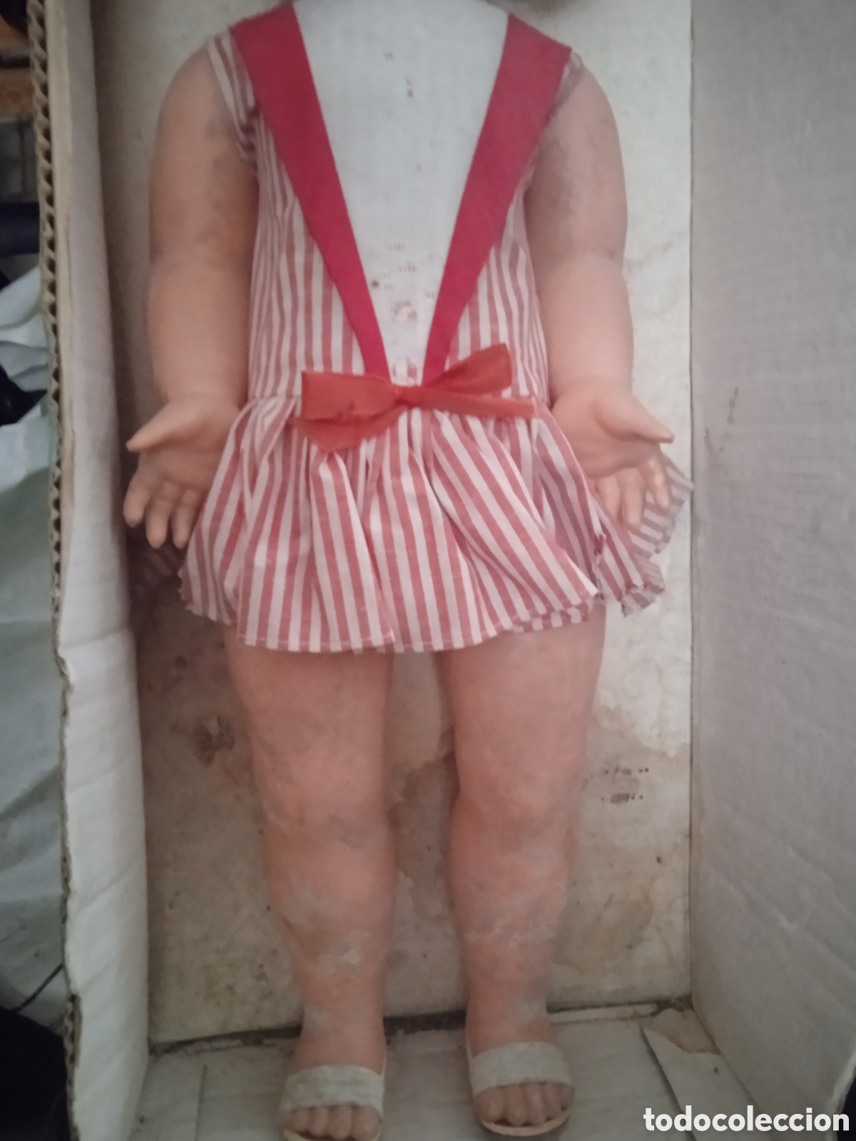 Mu&ntilde;eca espa&ntilde;ola clasica: Mu&ntilde;eca en su caja antigua - Foto 1