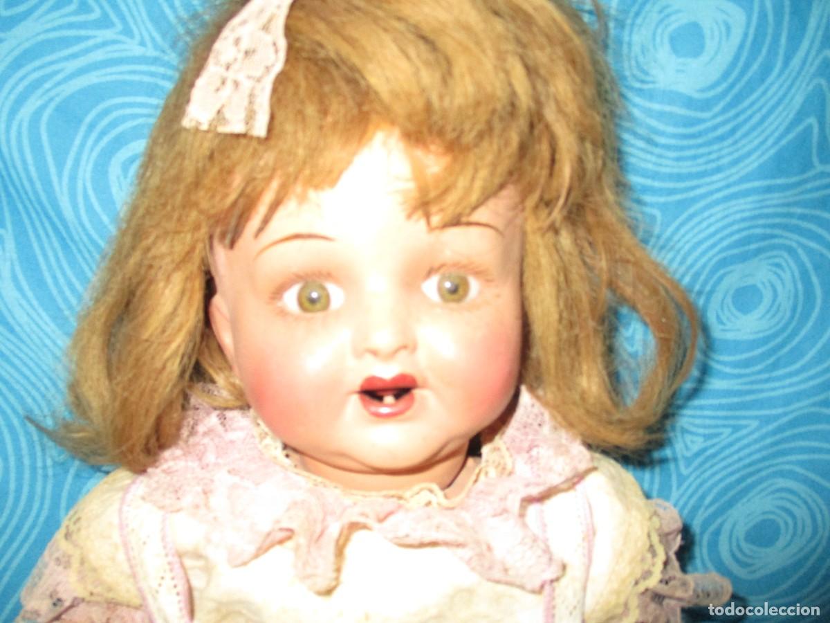 Mu&ntilde;eca espa&ntilde;ola clasica: ANTIGUA MU&Ntilde;ECA COMPOSICION 50 CM - Foto 6