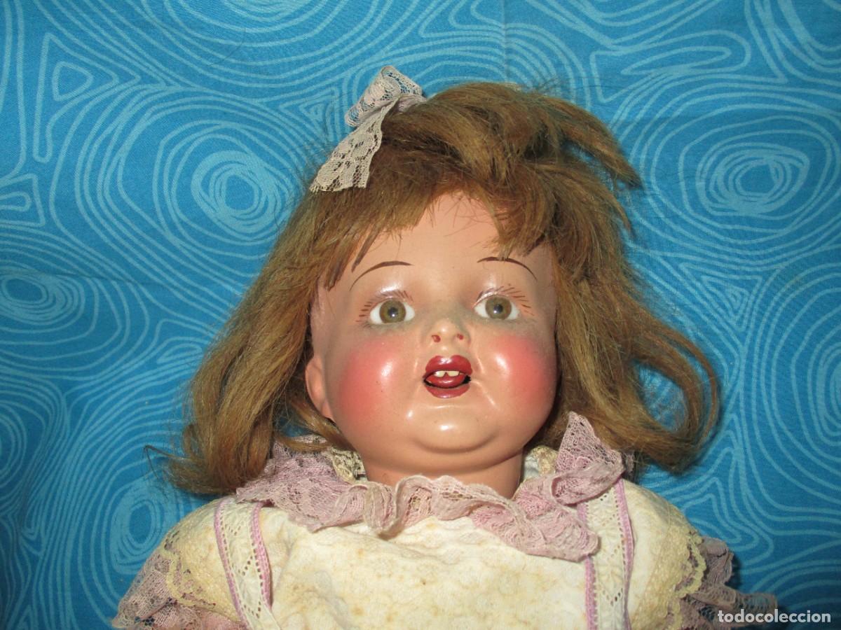 Mu&ntilde;eca espa&ntilde;ola clasica: ANTIGUA MU&Ntilde;ECA COMPOSICION 50 CM - Foto 7