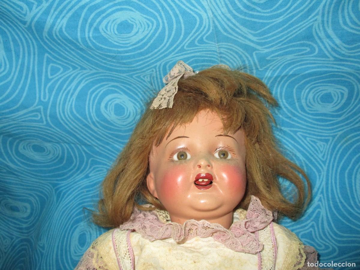 Mu&ntilde;eca espa&ntilde;ola clasica: ANTIGUA MU&Ntilde;ECA COMPOSICION 50 CM - Foto 8