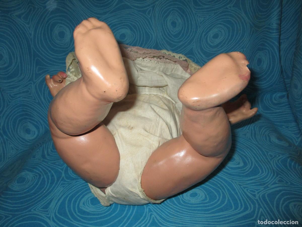 Mu&ntilde;eca espa&ntilde;ola clasica: ANTIGUA MU&Ntilde;ECA COMPOSICION 50 CM - Foto 9
