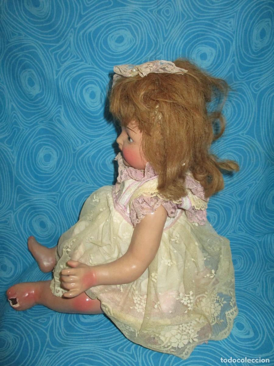 Mu&ntilde;eca espa&ntilde;ola clasica: ANTIGUA MU&Ntilde;ECA COMPOSICION 50 CM - Foto 12