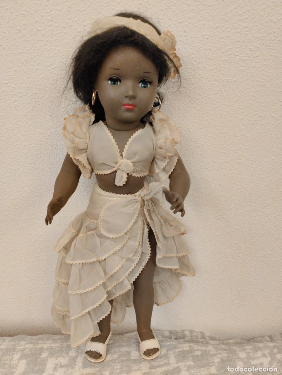 Mu&ntilde;eca espa&ntilde;ola clasica: Mu&ntilde;eca celuloide antigua JC-SA - Foto 1