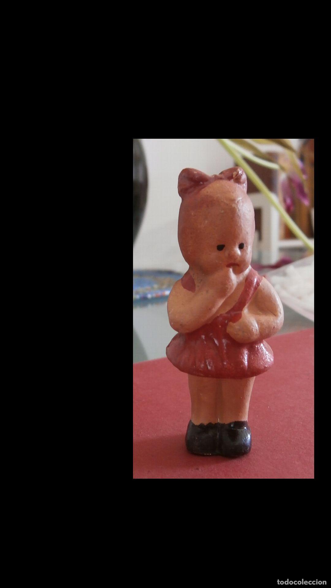 Mu&ntilde;eca espa&ntilde;ola clasica: Mu&ntilde;eca de barro pintada - Foto 3