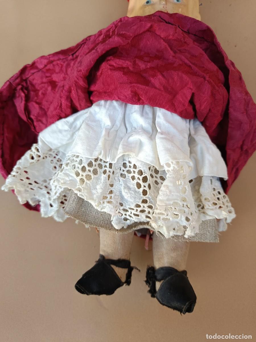 Mu&ntilde;eca espa&ntilde;ola clasica: Antigua mu&ntilde;eca de cart&oacute;n - Foto 4