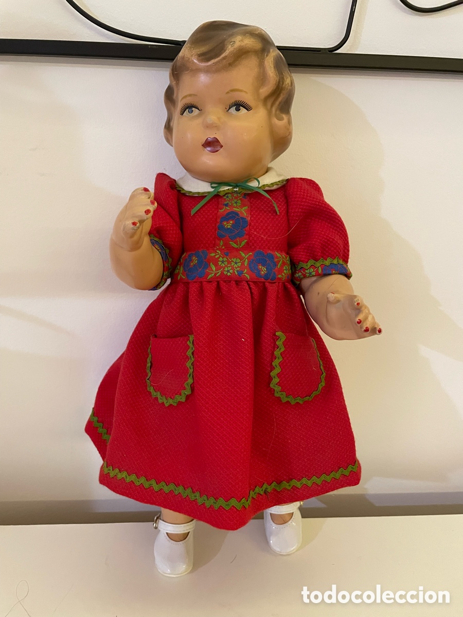Mu&ntilde;eca espa&ntilde;ola clasica: Pepona de celuloide a&ntilde;os 40 - Foto 1