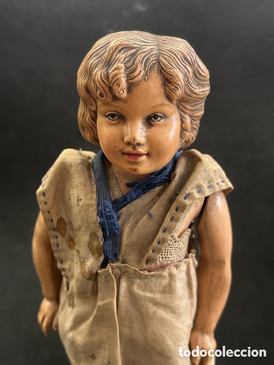 Mu&ntilde;eca espa&ntilde;ola clasica: Antigua Mu&ntilde;eca celuloide 27cm - Foto 2