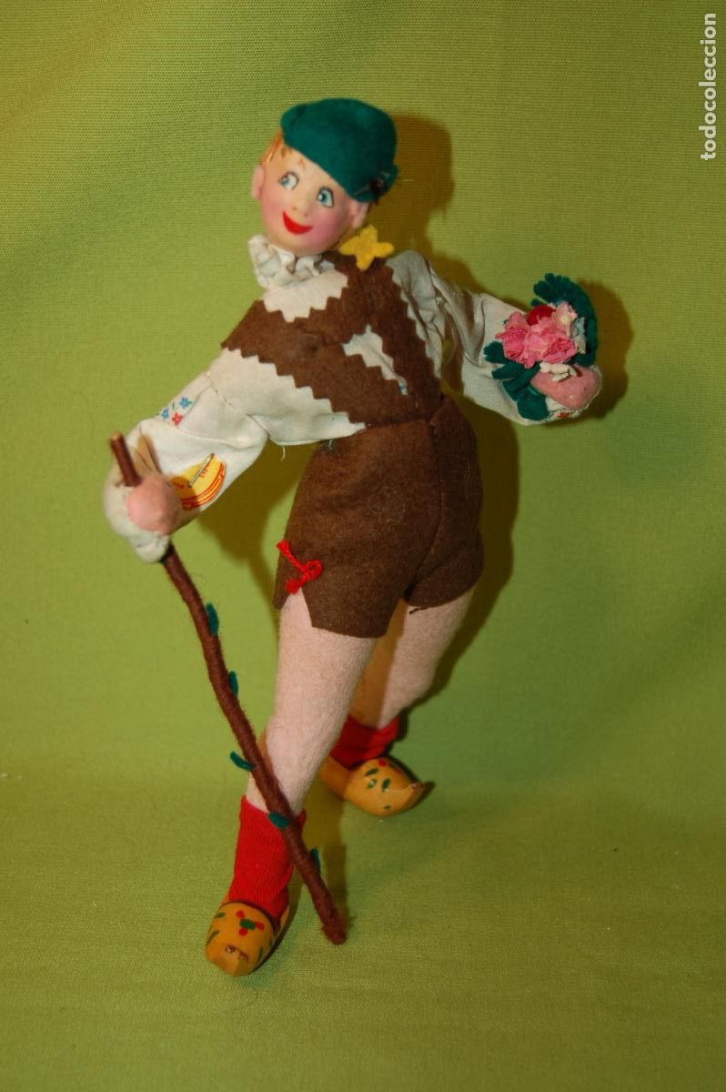Mu&ntilde;eca espa&ntilde;ola clasica: mu&ntilde;eca tirolesa de roldan - Foto 1