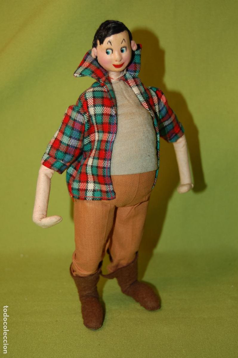 Mu&ntilde;eca espa&ntilde;ola clasica: mu&ntilde;eco barrig&oacute;n de roldan - Foto 1