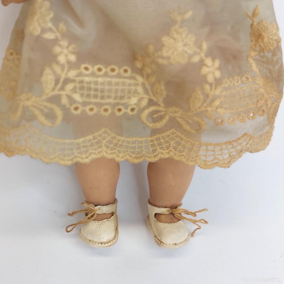 Mu&ntilde;eca espa&ntilde;ola clasica: MU&Ntilde;ECA DE CELULOIDE CON MARCA ICSA, MIDE 20cm. - Foto 2