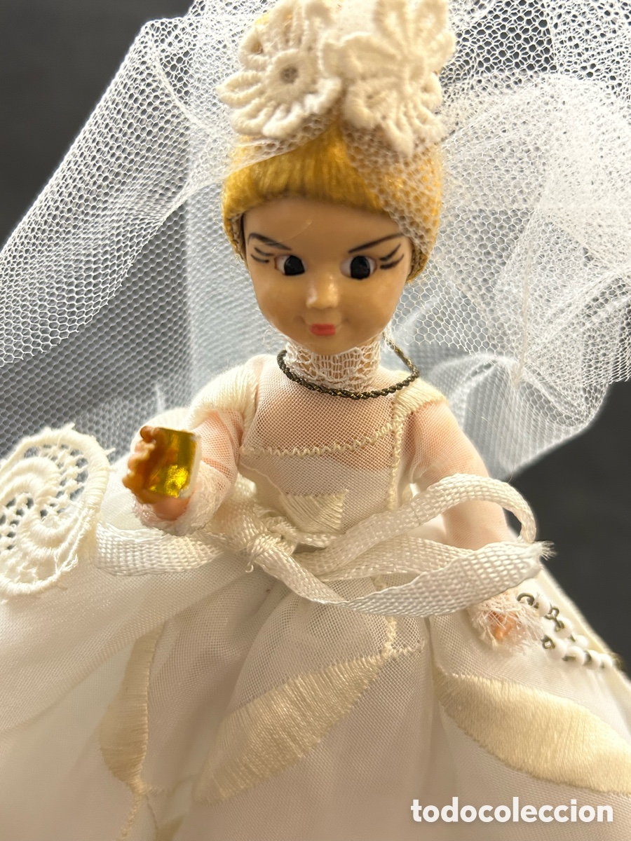 Mu&ntilde;eca espa&ntilde;ola clasica: Mu&ntilde;eca de pl&aacute;stico duro, ojos durmientes 15cm - Foto 2