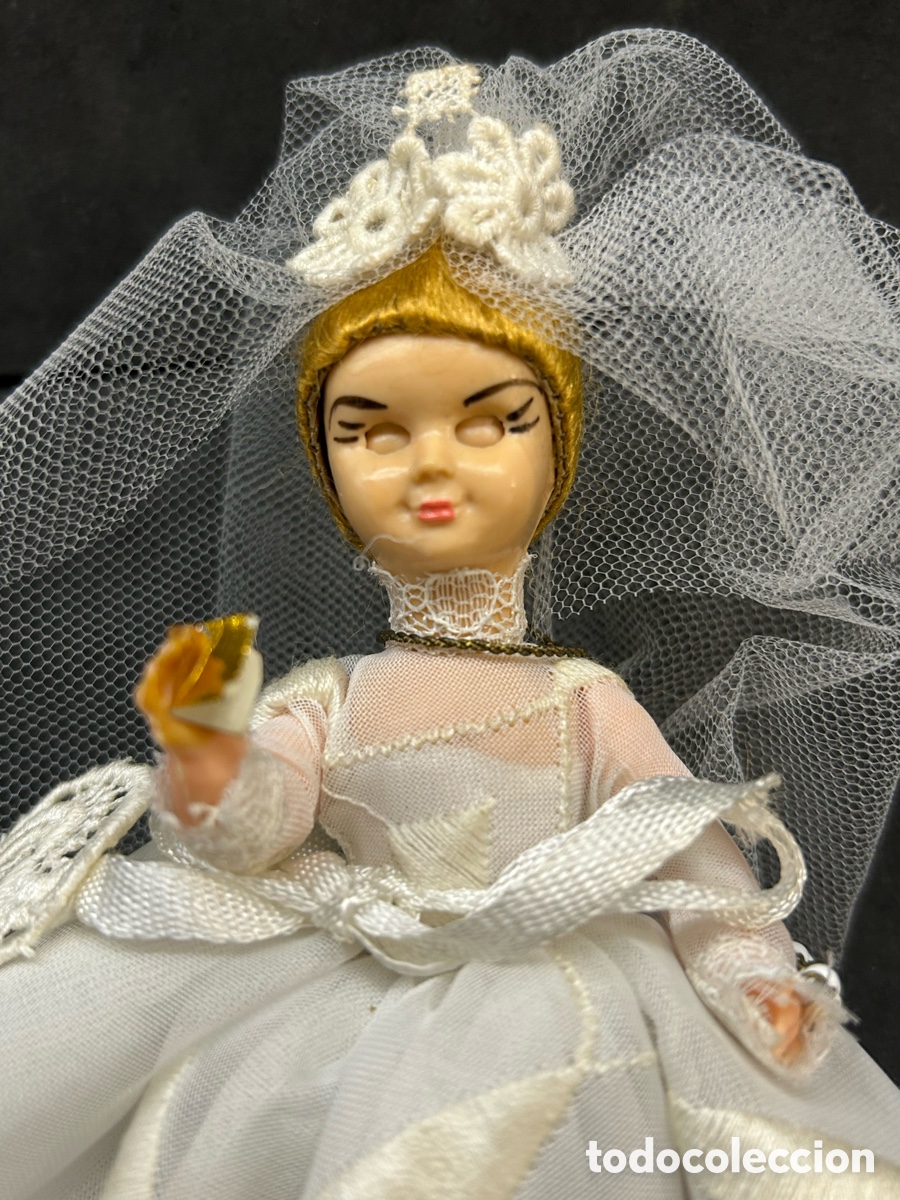 Mu&ntilde;eca espa&ntilde;ola clasica: Mu&ntilde;eca de pl&aacute;stico duro, ojos durmientes 15cm - Foto 3