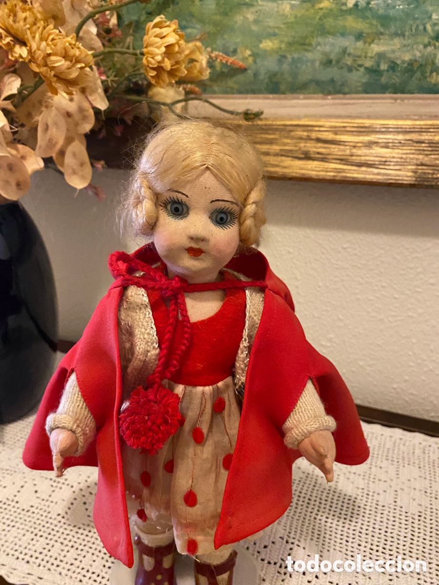 Mu&ntilde;eca espa&ntilde;ola clasica: Mu&ntilde;eca tipo lency caperucita roja - Foto 2