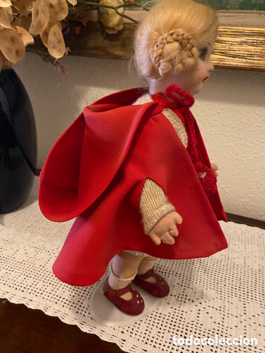 Mu&ntilde;eca espa&ntilde;ola clasica: Mu&ntilde;eca tipo lency caperucita roja - Foto 3