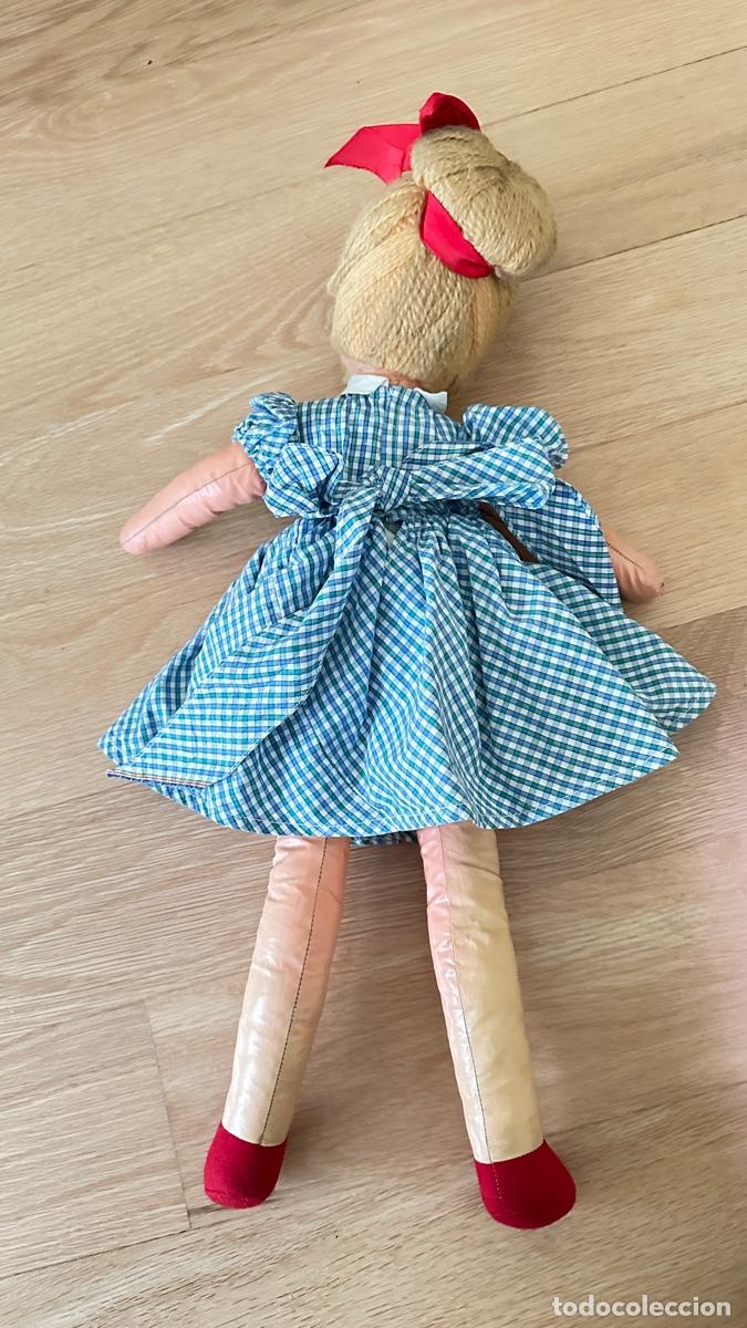 Mu&ntilde;eca espa&ntilde;ola clasica: MU&Ntilde;ECA DE COLECCION CARA DE CELULOIDE, A&Ntilde;OS 50. - Foto 2