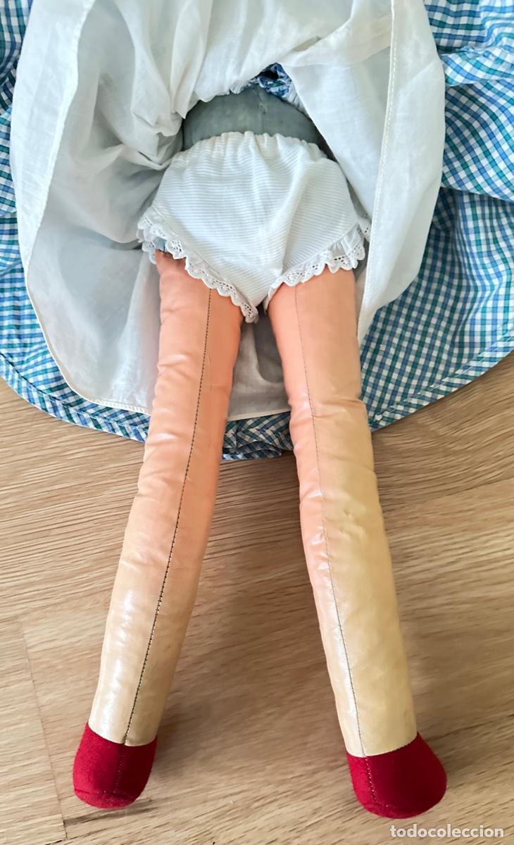 Mu&ntilde;eca espa&ntilde;ola clasica: MU&Ntilde;ECA DE COLECCION CARA DE CELULOIDE, A&Ntilde;OS 50. - Foto 5