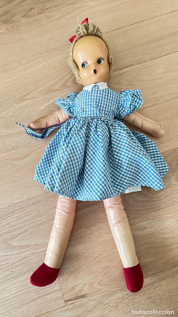Mu&ntilde;eca espa&ntilde;ola clasica: MU&Ntilde;ECA DE COLECCION CARA DE CELULOIDE, A&Ntilde;OS 50. - Foto 8