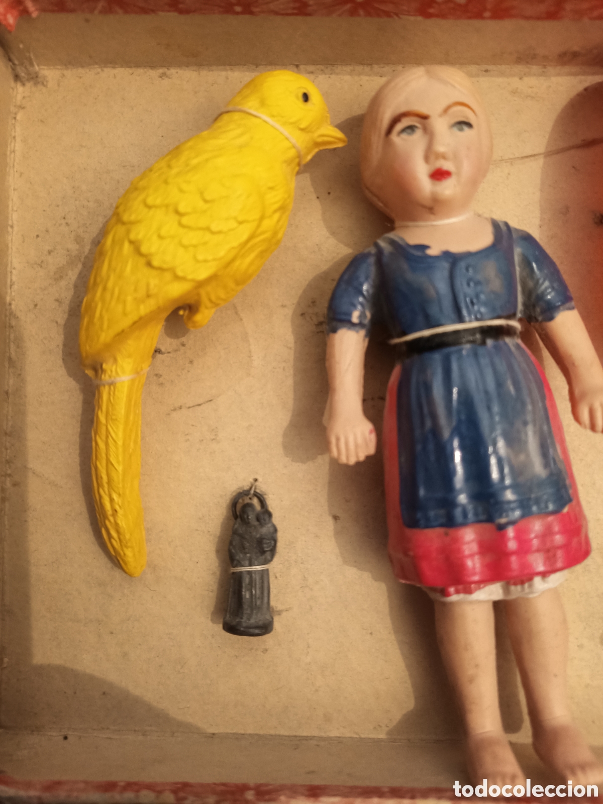 Mu&ntilde;eca espa&ntilde;ola clasica: Antigua caja de mu&ntilde;ecas original. - Foto 3