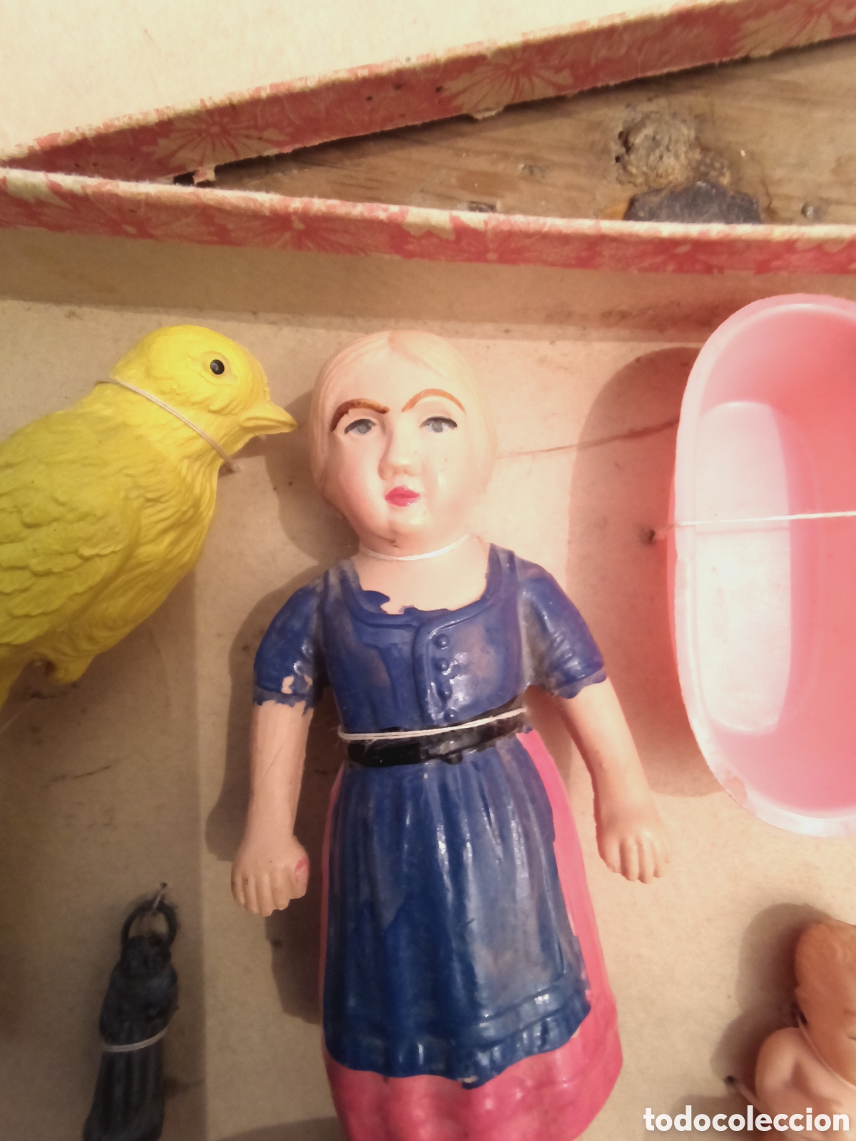 Mu&ntilde;eca espa&ntilde;ola clasica: Antigua caja de mu&ntilde;ecas original. - Foto 7