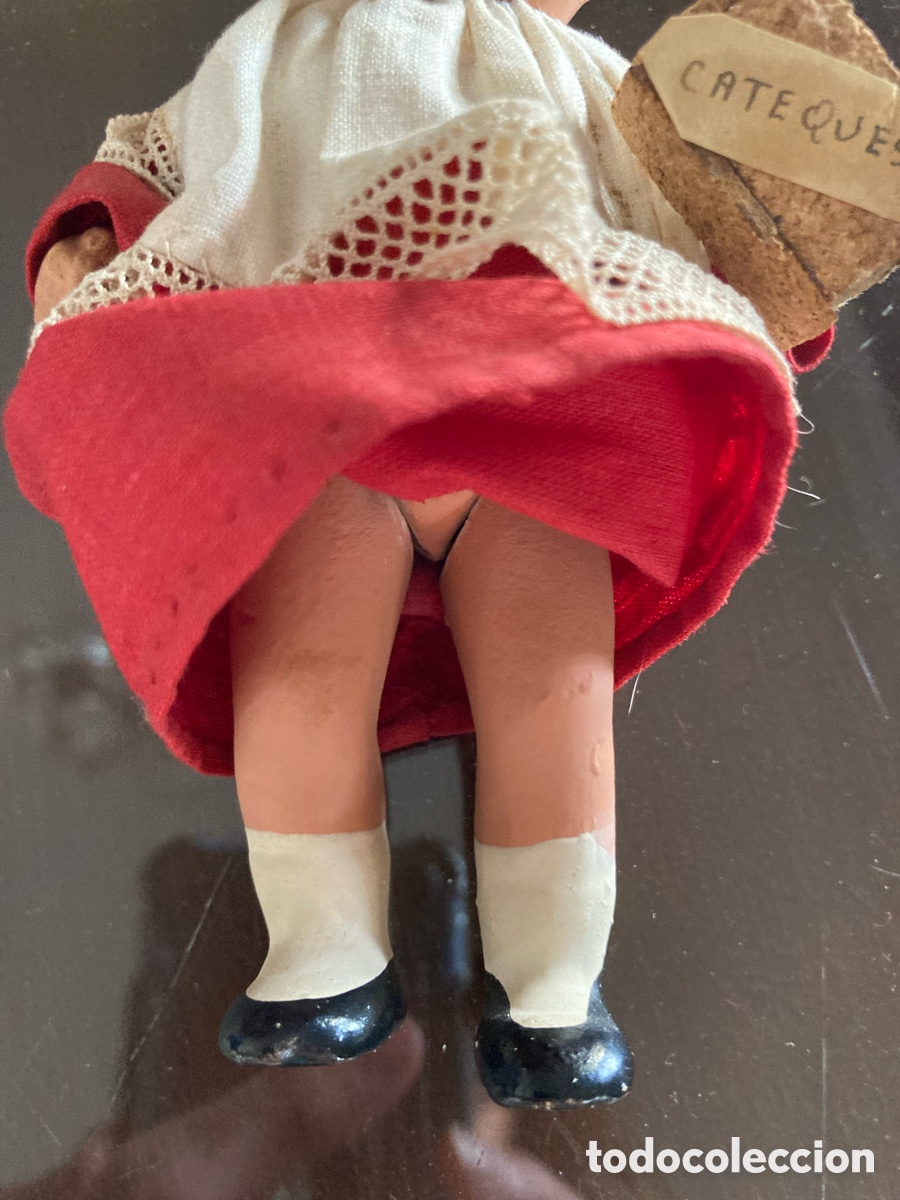 Mu&ntilde;eca espa&ntilde;ola clasica: Mu&ntilde;eco de barro monaguillo 14cm - Foto 4