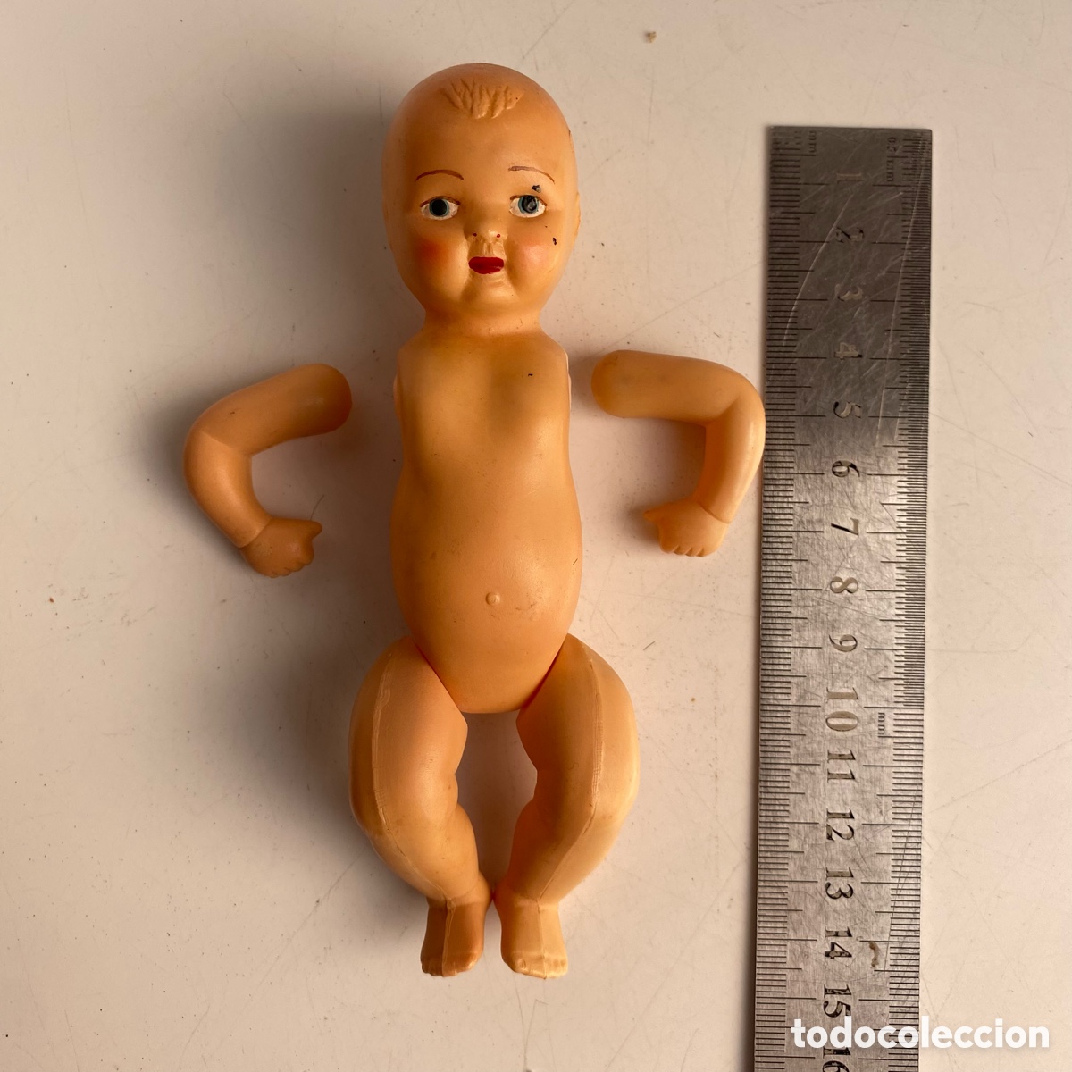 Mu&ntilde;eca espa&ntilde;ola clasica: Mu&ntilde;eco bebe celuloide - Foto 2