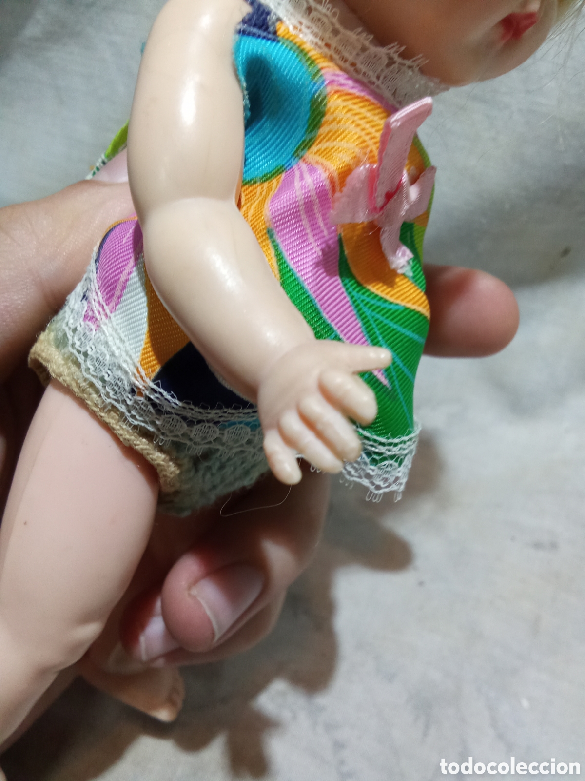 Mu&ntilde;eca espa&ntilde;ola clasica: MU&Ntilde;ECA DE CELULOIDE INGLESA MISS ROSEBUD - Foto 3