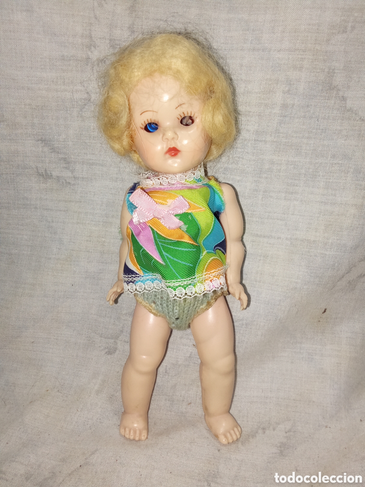 Mu&ntilde;eca espa&ntilde;ola clasica: MU&Ntilde;ECA DE CELULOIDE INGLESA MISS ROSEBUD - Foto 1